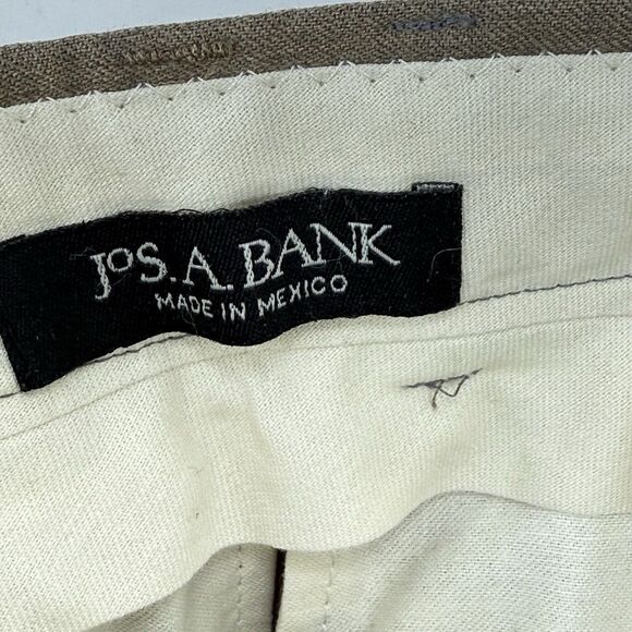 Paul Frederick Men’s 36x30 Brown Pleated Dress Pants Cuffed Wool Cashmere - Picture 5 of 16